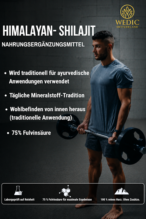 WEDIC Himalaya-Shilajit – In der Schweiz getestetes Mineralharz