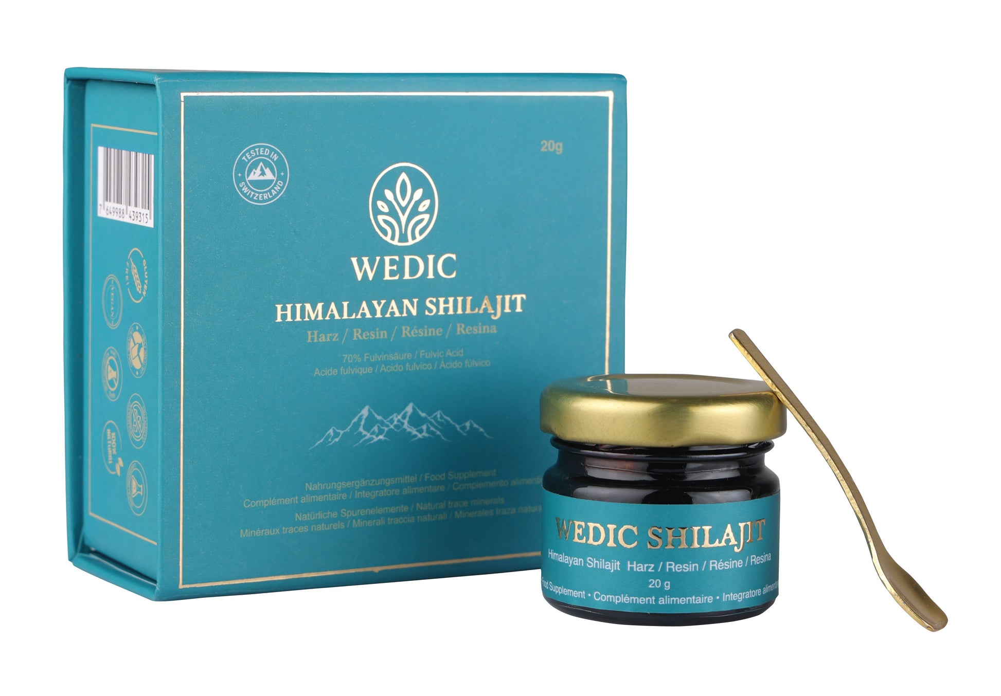 WEDIC Shilajit Schweiz 20g – Himalayan Shilajit Harz
