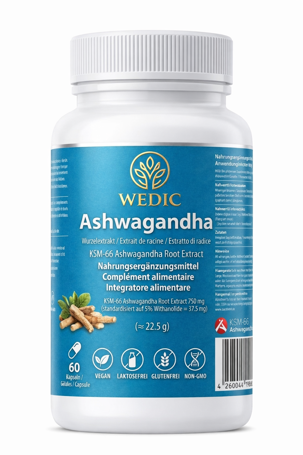 WEDIC Ashwagandha mit KSM-66® – In der Schweiz getestet