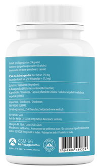 WEDIC Ashwagandha mit KSM-66® – In der Schweiz getestet