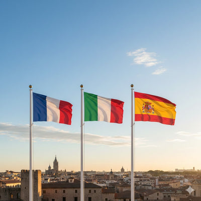 France, Italy & Spain