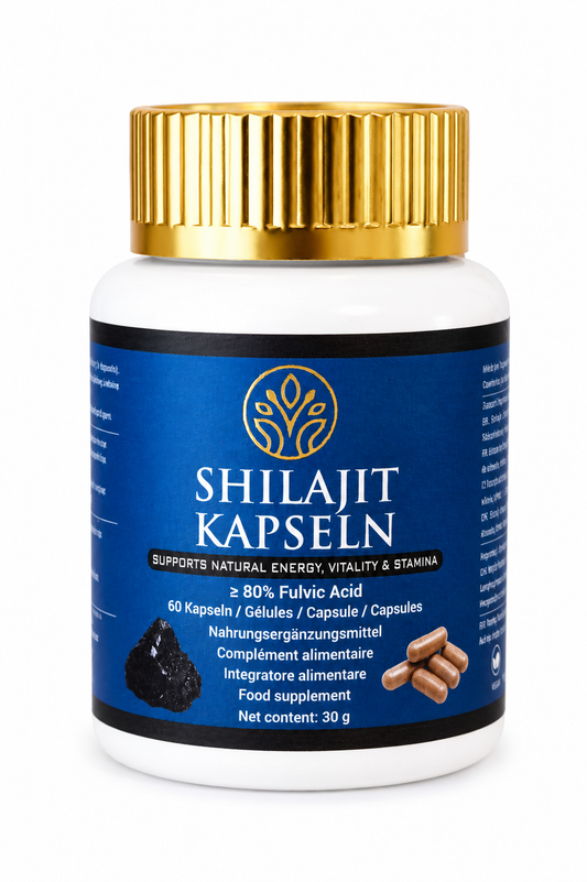 WEDIC Shilajit Kapseln aus Himalaya-Extrakt mit natürlicher Fulvinsäure